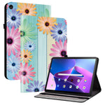 Lenovo Tab M10 (Gen 3) Läderfodral Mönster Tryckt Stativ Surfplatta Skydd med Kortplatser