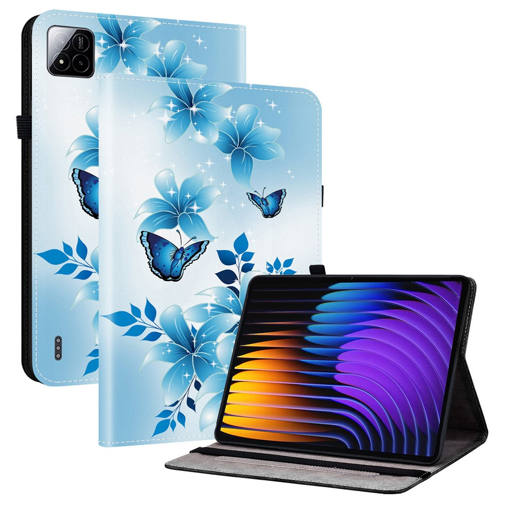 For Xiaomi Poco Pad X1 / Pad 8 Pro / Pad 8 / Pad 7 Pro / Pad 7 Leather Case Pattern Printed Stand Tablet Cover with Card Slots