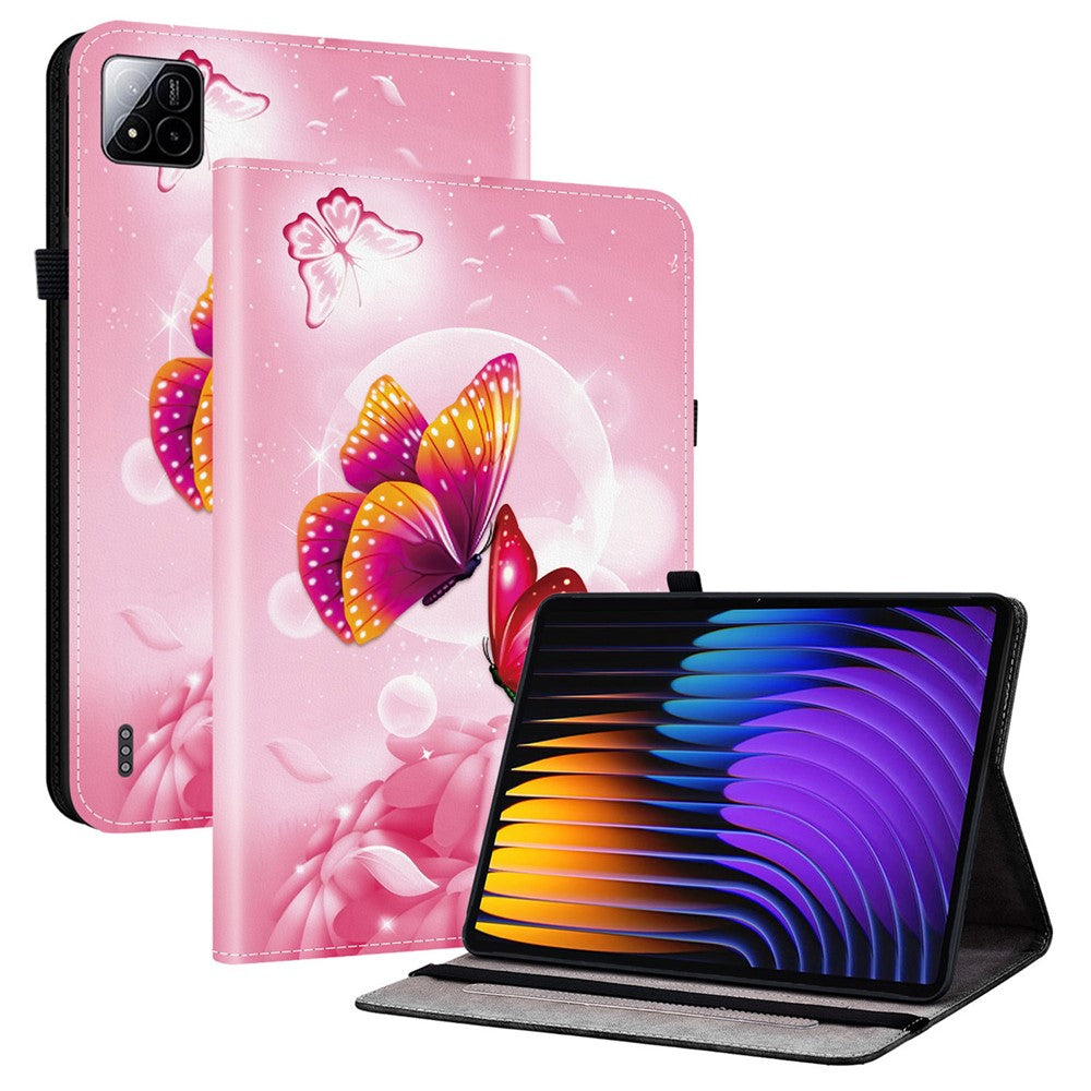 For Xiaomi Poco Pad X1 / Pad 8 Pro / Pad 8 / Pad 7 Pro / Pad 7 Leather Case Pattern Printed Stand Tablet Cover with Card Slots
