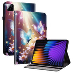 For Xiaomi Poco Pad X1 / Pad 8 Pro / Pad 8 / Pad 7 Pro / Pad 7 Leather Case Pattern Printed Stand Tablet Cover with Card Slots