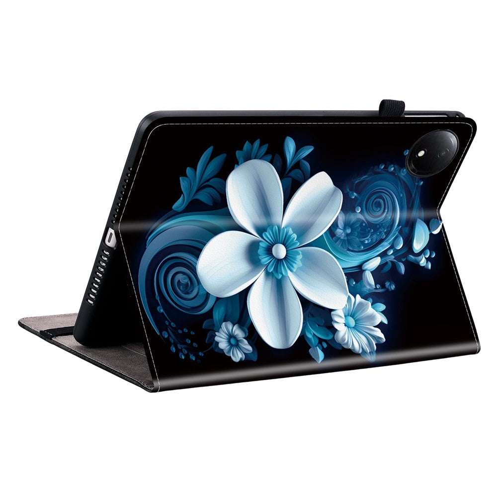 For Xiaomi Redmi Pad SE 4G 8.7 inch Leather Case Pattern Printed Stand Tablet Cover with Card Slots