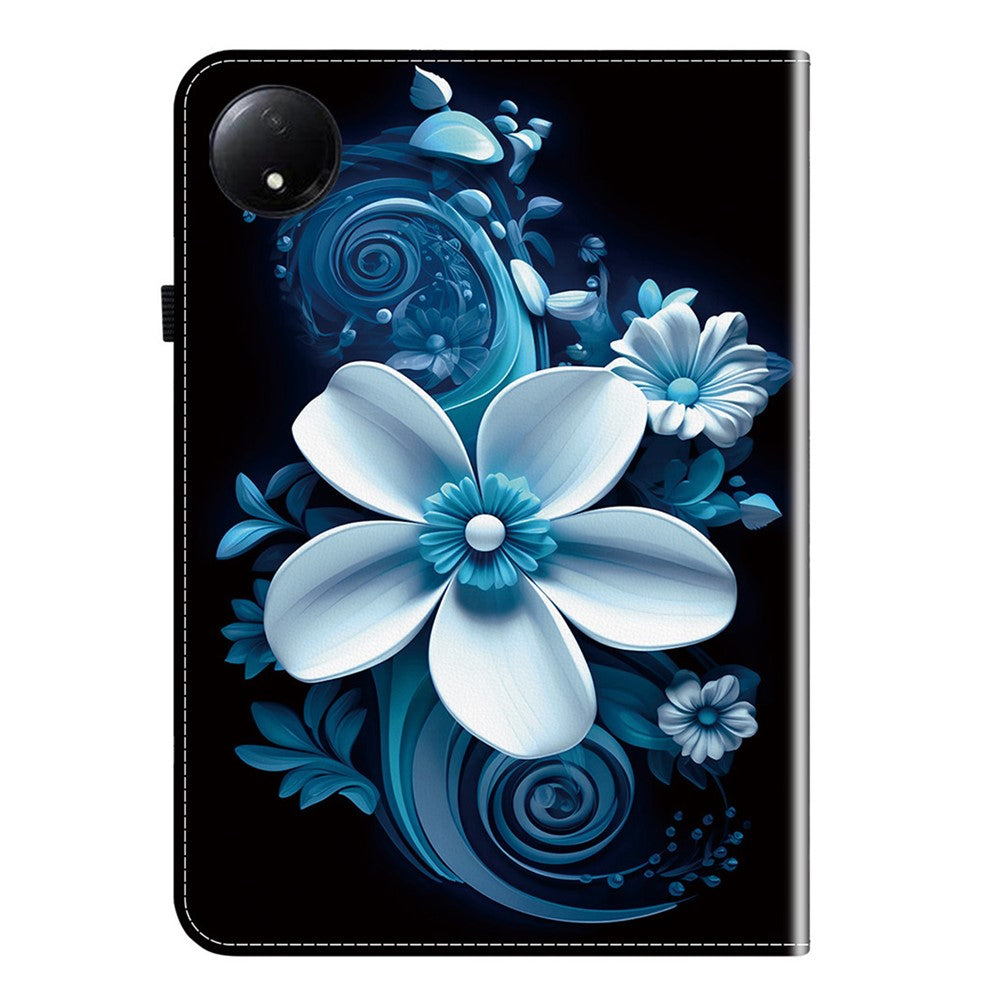 For Xiaomi Redmi Pad SE 4G 8.7 inch Leather Case Pattern Printed Stand Tablet Cover with Card Slots