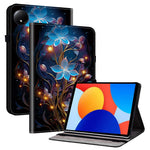 For Xiaomi Redmi Pad SE 4G 8.7 inch Leather Case Pattern Printed Stand Tablet Cover with Card Slots