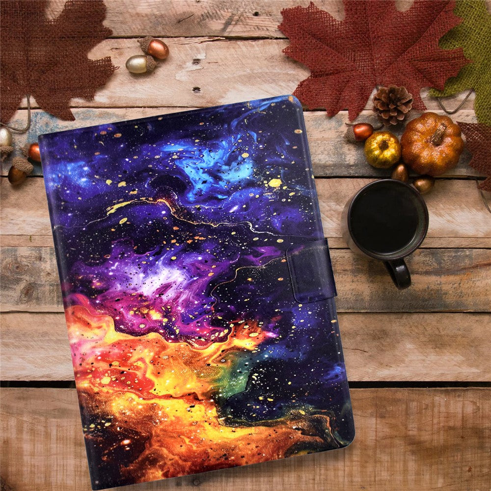 For Lenovo Tab M9 TB-310FU Stand Case Pattern Printing Tablet Leather Cover with Auto Wake / Sleep
