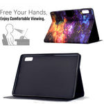 For Lenovo Tab M9 TB-310FU Stand Case Pattern Printing Tablet Leather Cover with Auto Wake / Sleep