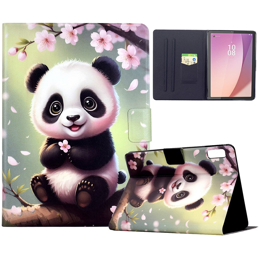 For Lenovo Tab M9 TB-310FU Stand Case Pattern Printing Tablet Leather Cover with Auto Wake / Sleep