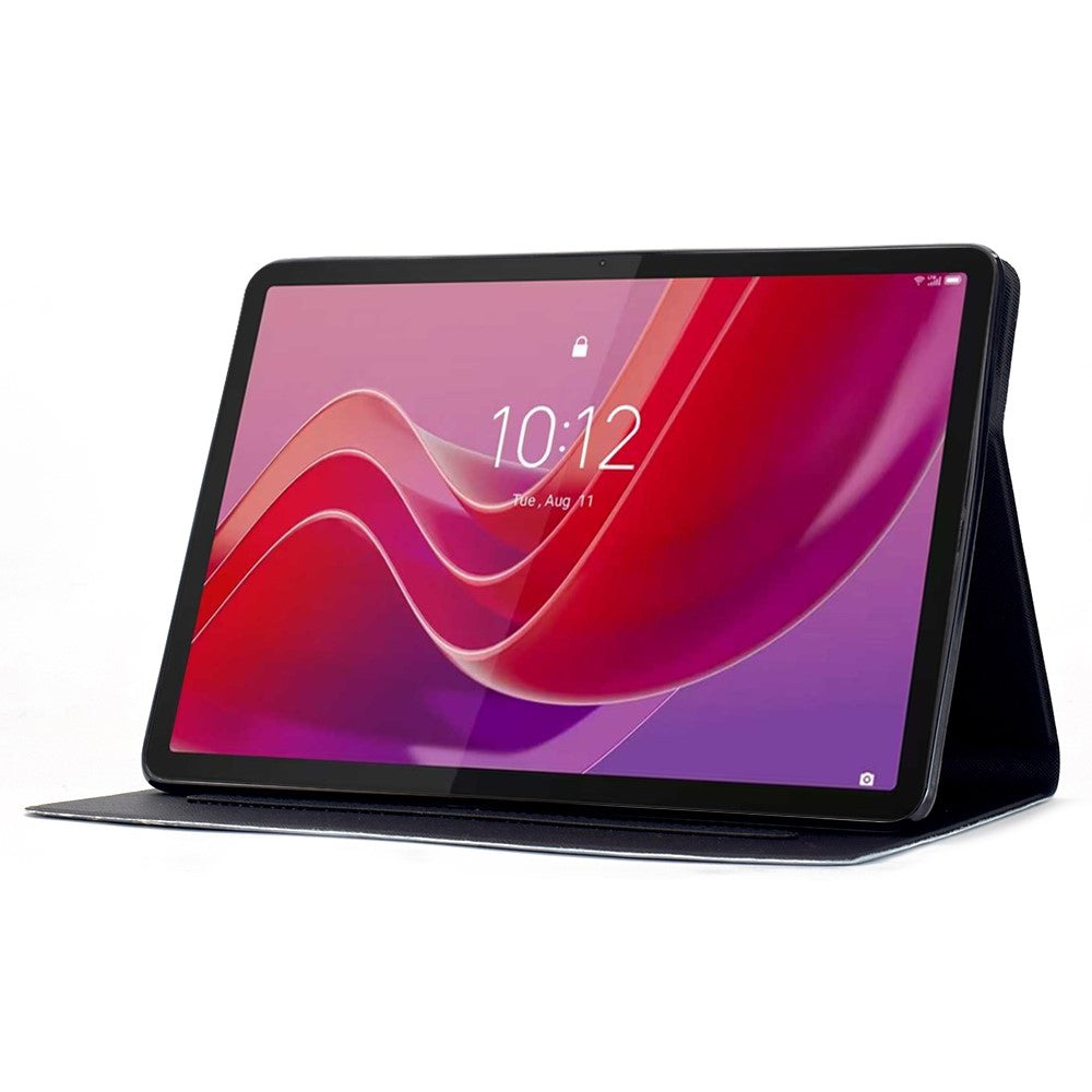 For Lenovo Tab M11 / Xiaoxin Pad 11 2024 Stand Case Pattern Printing Tablet Leather Cover with Auto Wake / Sleep