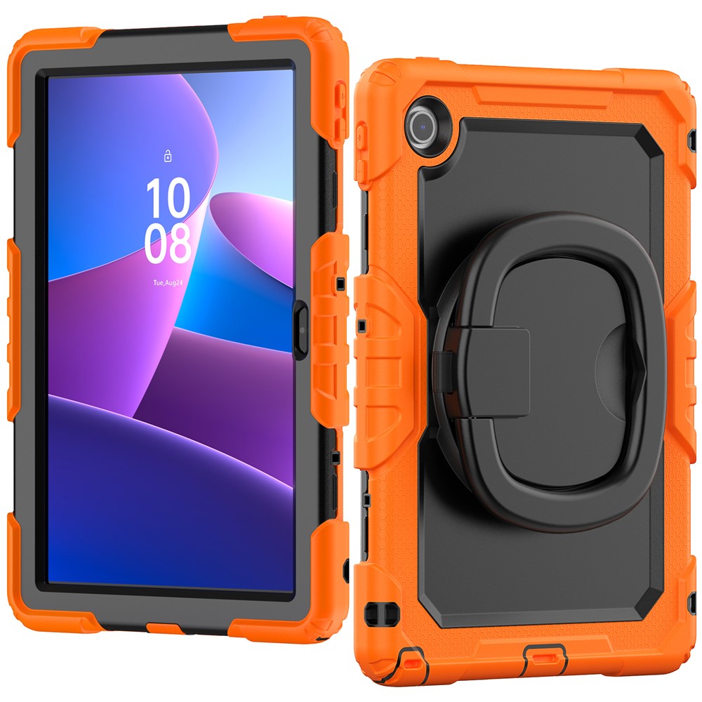 For Lenovo Tab 10.1 (2025) TB-311XU  /  Tab TB311FU Case Ring Kickstand PC + Silicone Shockproof Tablet Cover