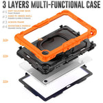 For Lenovo Tab 10.1 (2025) TB-311XU  /  Tab TB311FU Case Ring Kickstand PC + Silicone Shockproof Tablet Cover