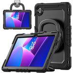 For Lenovo Tab 10.1 (2025) TB-311XU  /  Tab TB311FU Case Ring Kickstand PC + Silicone Shockproof Tablet Cover