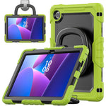 For Lenovo Tab 10.1 (2025) TB-311XU  /  Tab TB311FU Case Ring Kickstand PC + Silicone Shockproof Tablet Cover