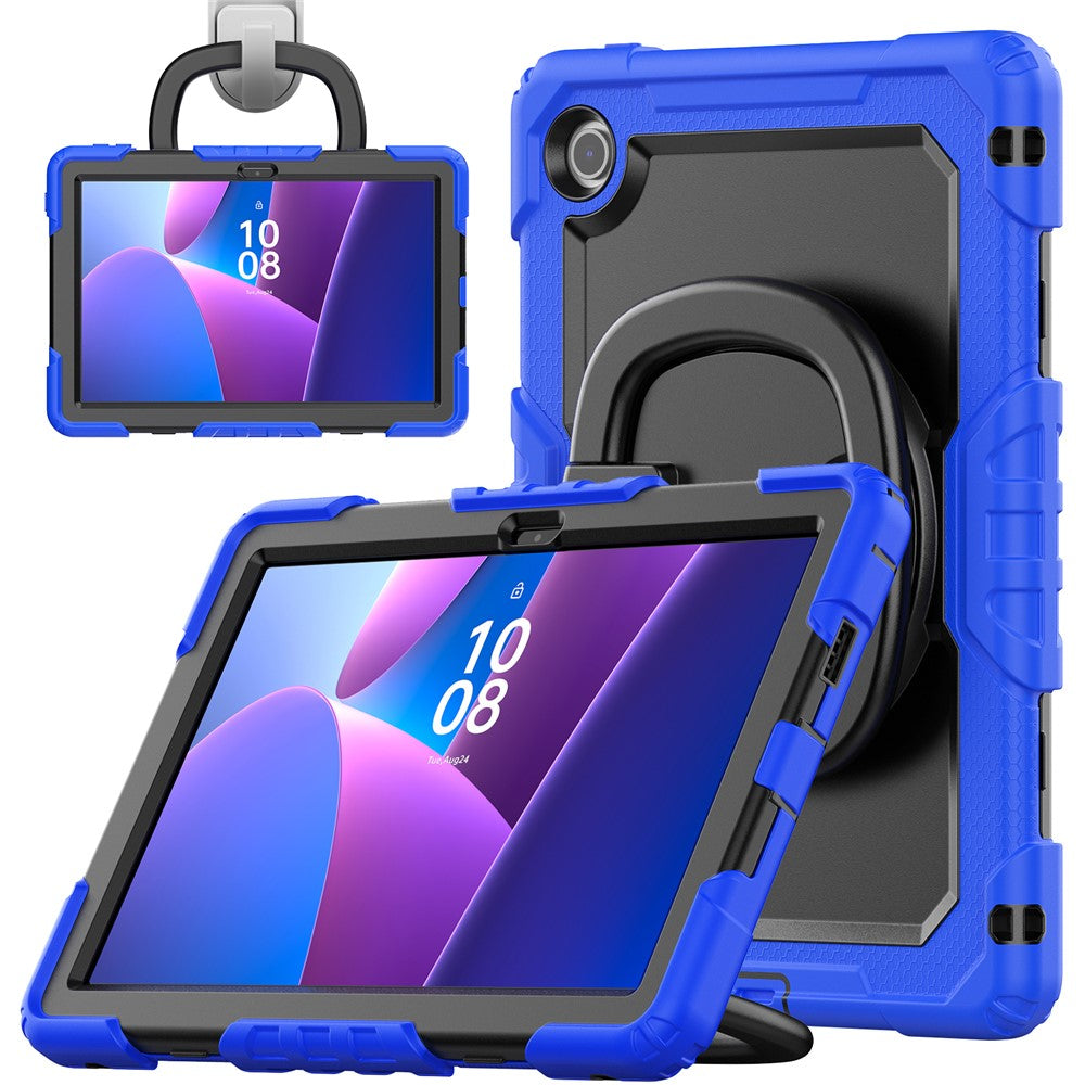 For Lenovo Tab 10.1 (2025) TB-311XU  /  Tab TB311FU Case Ring Kickstand PC + Silicone Shockproof Tablet Cover