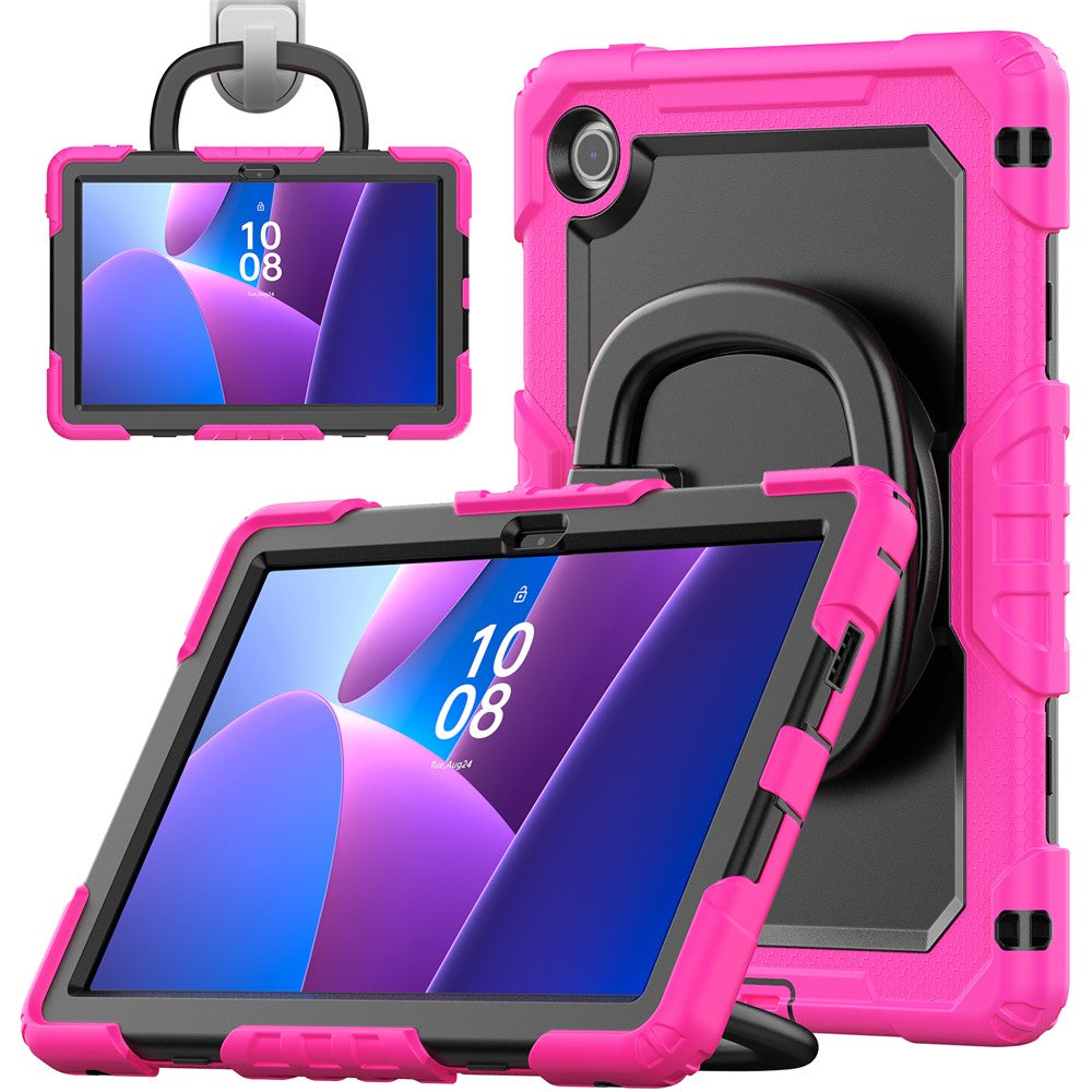 For Lenovo Tab 10.1 (2025) TB-311XU  /  Tab TB311FU Case Ring Kickstand PC + Silicone Shockproof Tablet Cover
