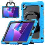 For Lenovo Tab 10.1 (2025) TB-311XU  /  Tab TB311FU Case Ring Kickstand PC + Silicone Shockproof Tablet Cover