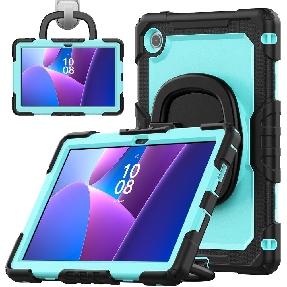 For Lenovo Tab 10.1 (2025) TB-311XU  /  Tab TB311FU Case Ring Kickstand PC + Silicone Shockproof Tablet Cover