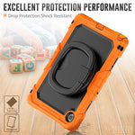 For Lenovo Tab 10.1 (2025) TB-311XU  /  Tab TB311FU Kickstand Case PC + Silicone Tablet Cover with Shoulder Strap