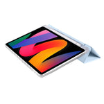For Xiaomi Redmi Pad SE Case Tri-Fold Stand Leather+TPU+Acrylic Clear Back Tablet Cover