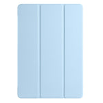 For Xiaomi Redmi Pad SE Case Tri-Fold Stand Leather+TPU+Acrylic Clear Back Tablet Cover