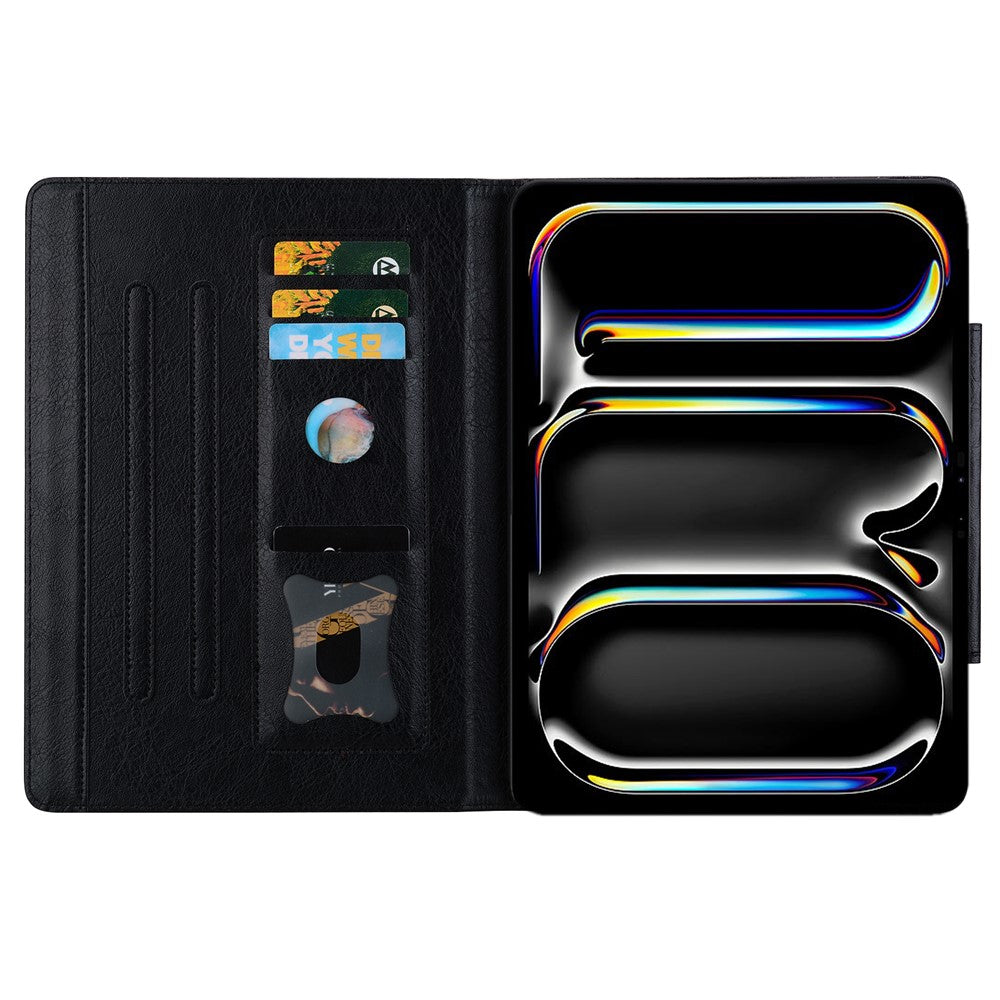 For Lenovo Tab K10C  /  E10C Case Cat Buckle Closure Leather Protective Stand Cover