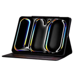 For Lenovo Tab K10C  /  E10C Case Cat Buckle Closure Leather Protective Stand Cover