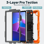 For Lenovo Tab 10.1 (2025) TB-311XU  /  Tab TB311FU Case Kickstand PC + Silicone Shockproof Tablet Cover