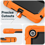 For Lenovo Tab 10.1 (2025) TB-311XU  /  Tab TB311FU Case Kickstand PC + Silicone Shockproof Tablet Cover