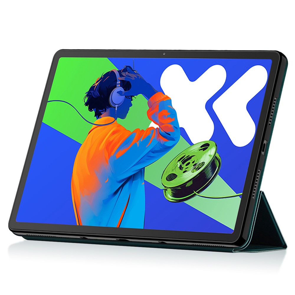 For Lenovo Idea Tab Pro / Xiaoxin Pad Pro 12.7 (2025) Case PU Leather TPU Back Trifold Stand Tablet Cover