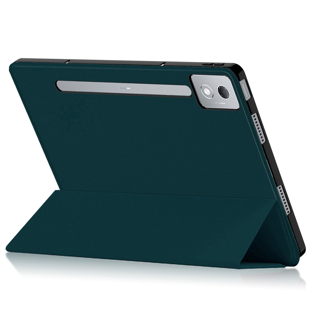 For Lenovo Idea Tab Pro / Xiaoxin Pad Pro 12.7 (2025) Case PU Leather TPU Back Trifold Stand Tablet Cover