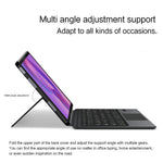 For Lenovo Idea Tab Pro /  Xiaoxin Pad Pro 12.7 (2025) Leather Case + Touchpad Bluetooth-Compatible Keyboard (without Backlit)