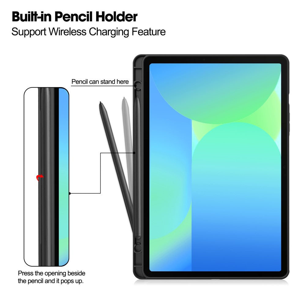For Samsung Galaxy Tab S10 Lite / S10 FE / S9 FE Case Shockproof Leather Auto Wake / Sleep Tablet Stand Cover