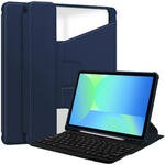 For Samsung Galaxy Tab S10 Lite / S10 FE / S9 FE Case 360 Degree Rotary Stand PU Leather+Acrylic Tablet Cover (Without Keyboard)
