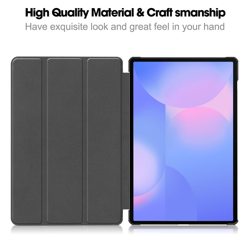 Til Samsung Galaxy Tab S10 FE+ Cover Anti-Drop Læder Stand Tablet Etui