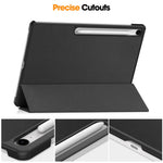 Til Samsung Galaxy Tab S10 FE+ Cover Anti-Drop Læder Stand Tablet Etui