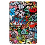 Til Samsung Galaxy Tab S10 FE+ Cover med Mønstertryk, Læder Stand Tablet Cover