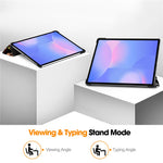 Til Samsung Galaxy Tab S10 FE+ Cover med Mønstertryk, Læder Stand Tablet Cover