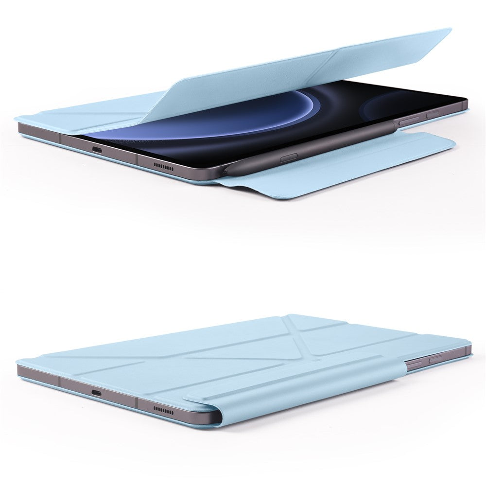 Magnetisk tabletcover til Samsung Galaxy Tab S11 / S10 Lite / S10 FE / S9 FE / S9 PC + PU Læder Origami Stand Cover