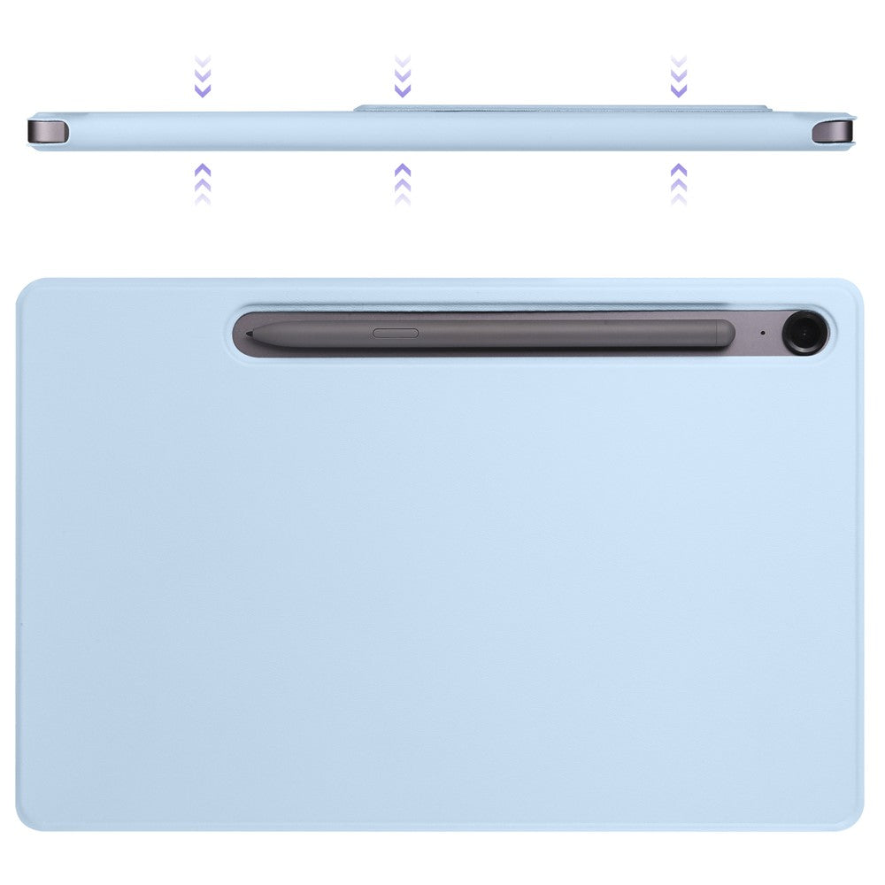 Magnetisk tabletcover til Samsung Galaxy Tab S11 / S10 Lite / S10 FE / S9 FE / S9 PC + PU Læder Origami Stand Cover