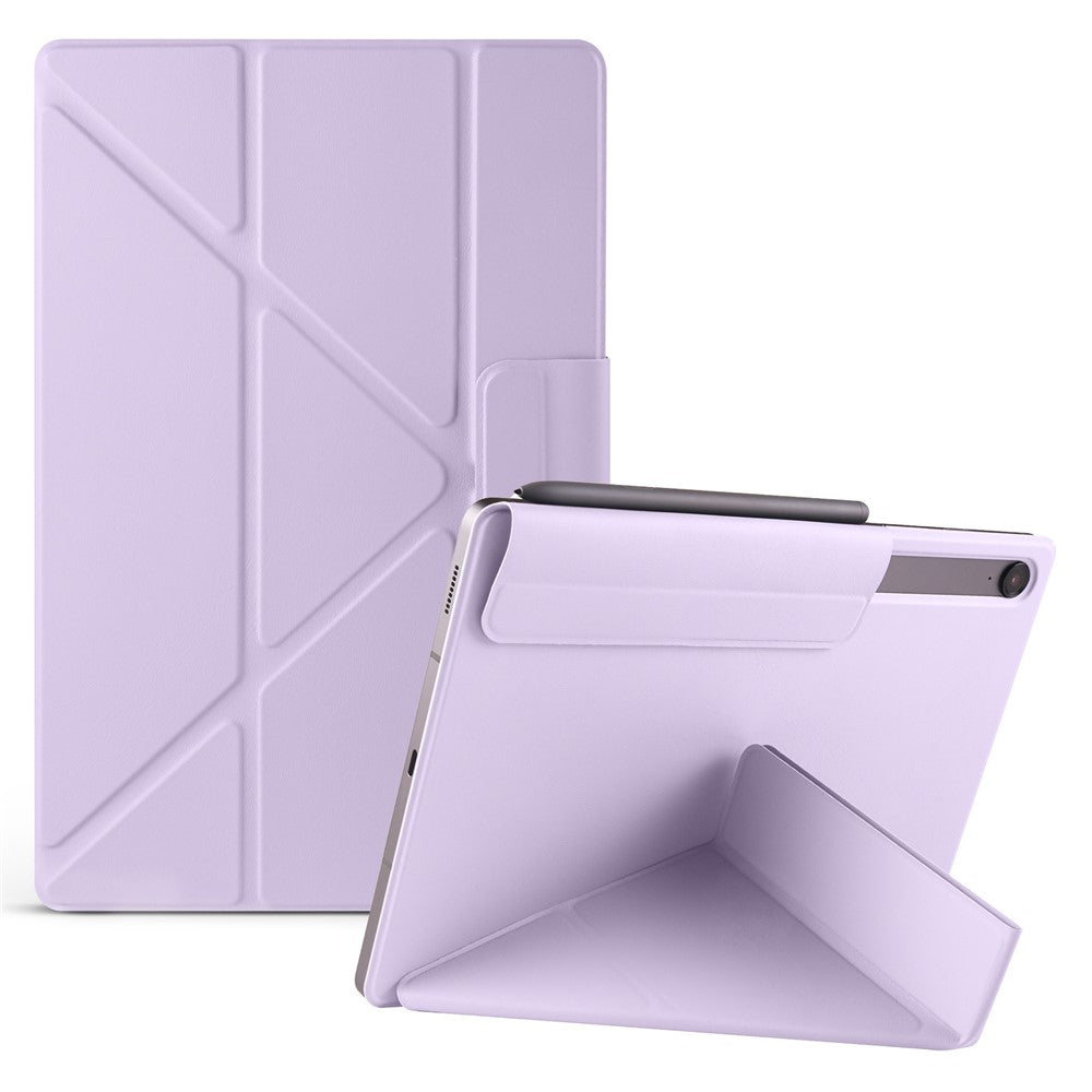 Magnetisk tabletcover til Samsung Galaxy Tab S11 / S10 Lite / S10 FE / S9 FE / S9 PC + PU Læder Origami Stand Cover