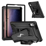 For Lenovo Nook 9 inch (2024) / Tab M9 TB-310FU TB-310FX Case Kickstand PC + Silicone Tablet Cover with Shoulder Strap