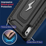 For Lenovo Nook 9 inch (2024) / Tab M9 TB-310FU TB-310FX Case Kickstand PC + Silicone Tablet Cover with Shoulder Strap