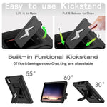 For Lenovo Nook 9 inch (2024) / Tab M9 TB-310FU TB-310FX Case Kickstand PC + Silicone Tablet Cover with Shoulder Strap