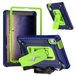 For Lenovo Nook 9 inch (2024) / Tab M9 TB-310FU TB-310FX Case Kickstand PC + Silicone Tablet Cover with Shoulder Strap