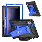 For Lenovo Nook 9 inch (2024) / Tab M9 TB-310FU TB-310FX Case Kickstand PC + Silicone Tablet Cover with Shoulder Strap