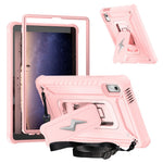 For Lenovo Nook 9 inch (2024) / Tab M9 TB-310FU TB-310FX Case Kickstand PC + Silicone Tablet Cover with Shoulder Strap