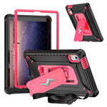 For Lenovo Nook 9 inch (2024) / Tab M9 TB-310FU TB-310FX Case Kickstand PC + Silicone Tablet Cover with Shoulder Strap