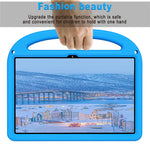 Etu i med støttefod, tegneseriedesign og stødabsorberende EVA+PC-tabletcover med rem til børn, til Lenovo Tab P12 / Xiaoxin Pad Pro 12.7 (2025) / Xiaoxin Pad Plus 12.7 / Yoga Pad Pro