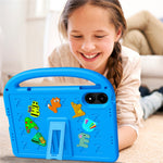 Tablet Case For Xiaomi Redmi Pad Pro / Pad Pro 5G  /  Poco Pad 5G  /  4G Kickstand Case Cartoon Design Anti-Drop EVA+PC Tablet Cover with Strap for Kids