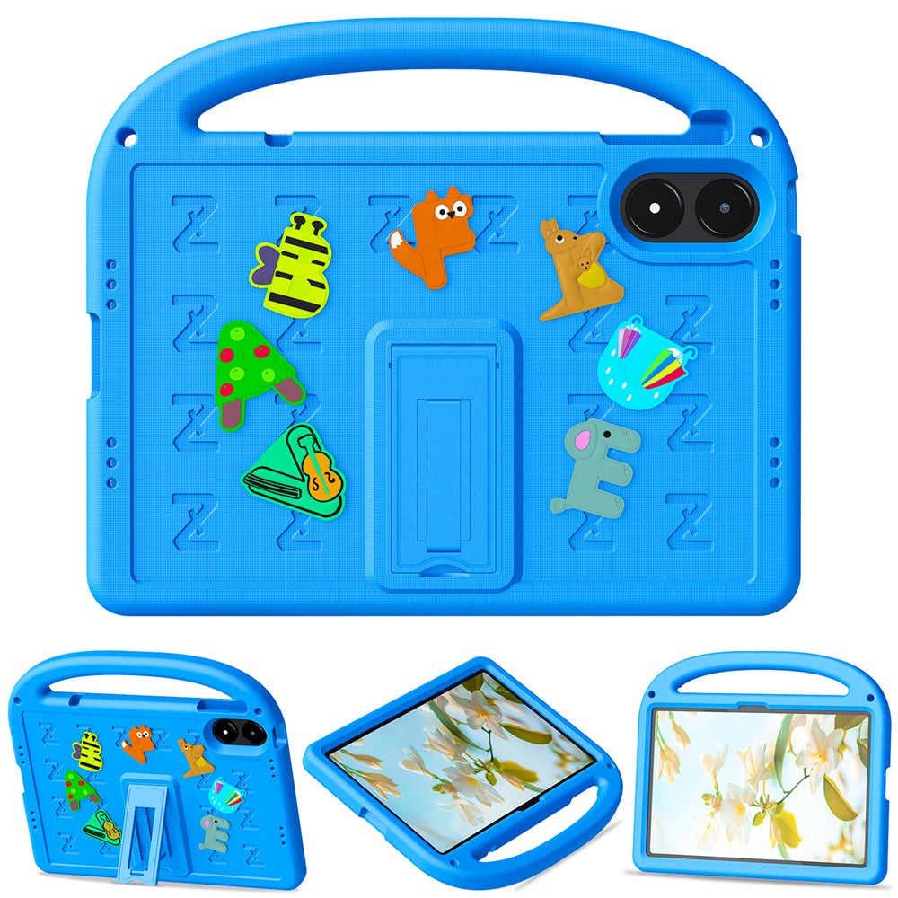 Tablet Case For Xiaomi Redmi Pad Pro / Pad Pro 5G  /  Poco Pad 5G  /  4G Kickstand Case Cartoon Design Anti-Drop EVA+PC Tablet Cover with Strap for Kids
