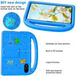 Tablet Case For Xiaomi Redmi Pad Pro / Pad Pro 5G  /  Poco Pad 5G  /  4G Kickstand Case Cartoon Design Anti-Drop EVA+PC Tablet Cover with Strap for Kids