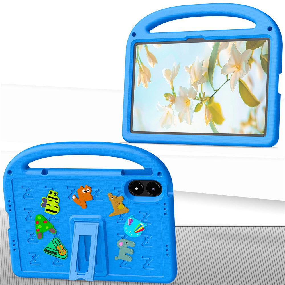 Tablet Case For Xiaomi Redmi Pad Pro / Pad Pro 5G  /  Poco Pad 5G  /  4G Kickstand Case Cartoon Design Anti-Drop EVA+PC Tablet Cover with Strap for Kids